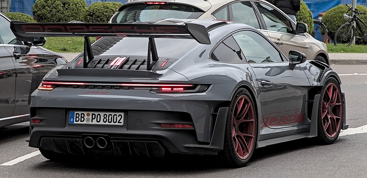2022 911 GT3 RS · type 992, grey with dark and red details